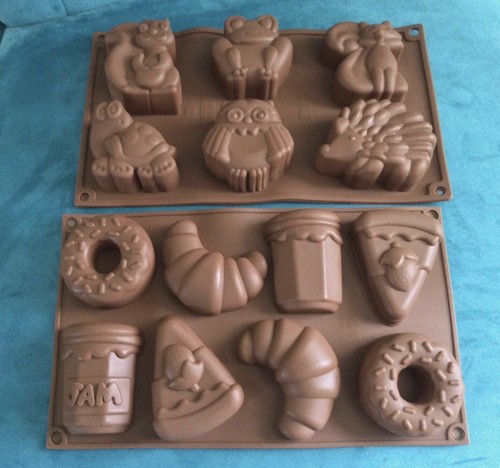 Silicone mould owl frog - silicone,