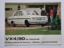 VAUXHALL VX4/90 SALES BROCHURE 1966