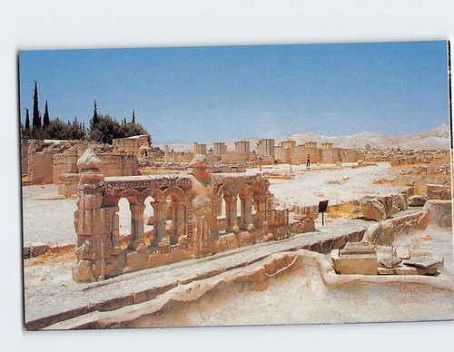 Postcard ruins old city - ruins,