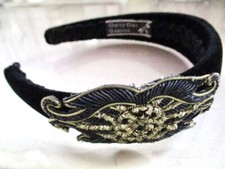 CHERRY CHAU Gorgeous Padded Velvet Headband Bought at Harrods