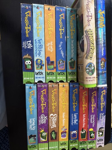Lot veggie tales vhs - lot,