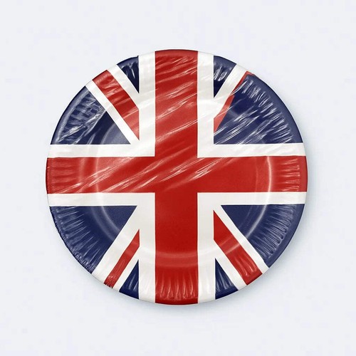 Union jack paper plates - jack,