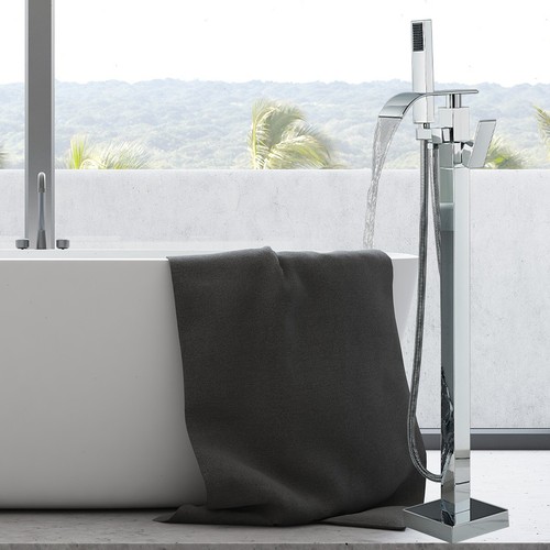 Chrome bathroom freestanding - chrome,