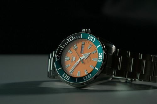 Seiko monster orange dial - seiko,