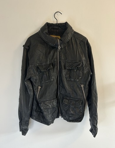 Superdry vintage black - superdry, leather