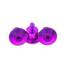 3x Titanium Purple Windscreen