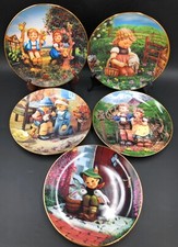 DANBURY MINT Little Companions Plate Collection X 5 Limited Edition M.I HUMMEL
