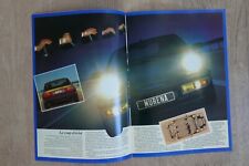 Matra Murena: Original Sales Brochure for 1983 Model Year. French Text.