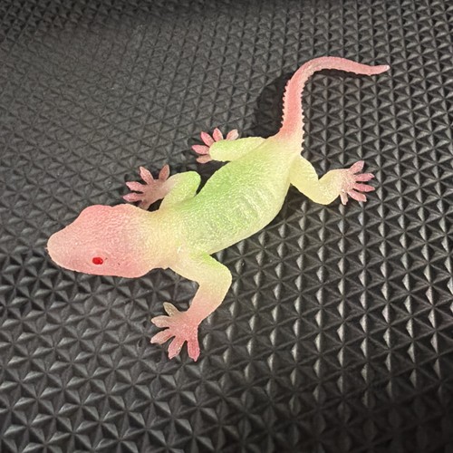 Transparent neon pink - transparent, pink/green