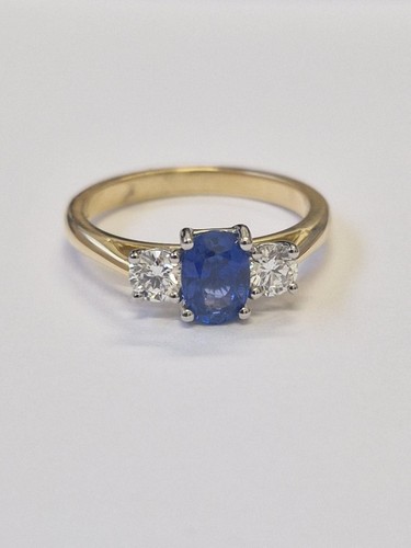 Sapphire and diamond three - and,