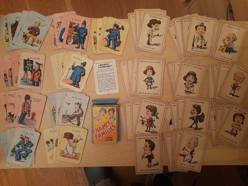 Vintage lot happy families 2 - lot,
