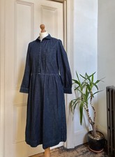 Toast Denim Shirt Dress Size