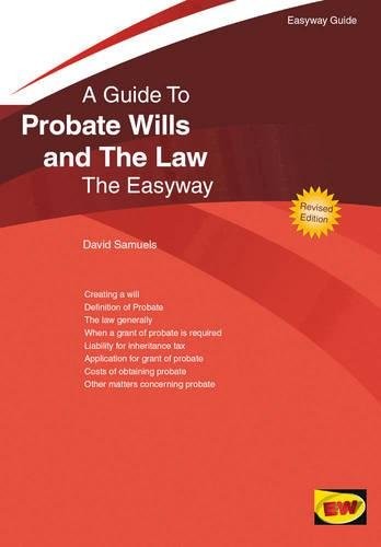 Probate wills and - law, :