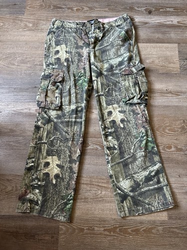 Break cargo print trousers - cargo,