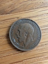 King George V Half Penny Coin