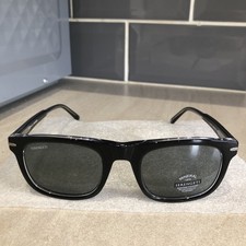 Serengeti Charlton SS576003 Shiny Black Full Frame. Mineral Smoke / Grey Lens.