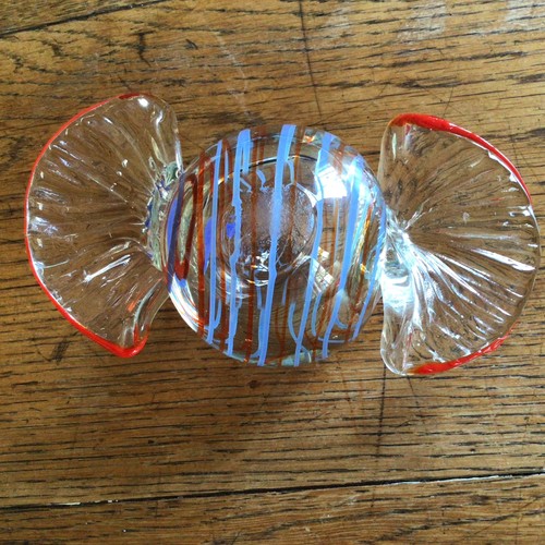 Vintage murano blown art glass - art,