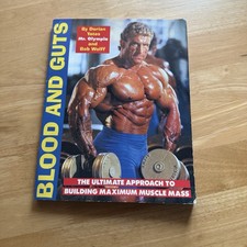 Blood And Guts Dorian Yates 1993 1st Printing Mr. Olympia Power Bodybuilding 
