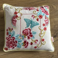 Butterfly Home By Matthew Williamson Linen Blend Cushion Cover And Pad 12”x12”
