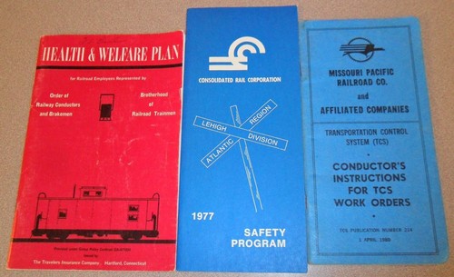 Railroad employee booklets - 3,