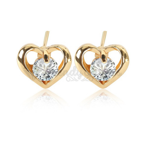 Sterling silver gold round - silver,