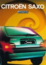 Citroen Saxo Mischief 1.0i 3-dr Limited Edition 1997 UK Market Sales Brochure