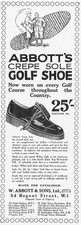 ABBOTT'S Crepe Sole Golf Shoe