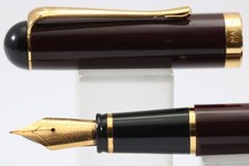 Vintage Marksman Deep Burgundy Extra Fine Fountain Pen, GT