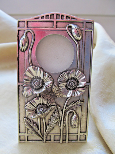 Silver scenes poppy - poppy, plated