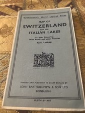 Vintage Bartholomew Map of
