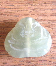 OLD NEAR EASTERN JADE STONE BUDDHA FIGURINE
