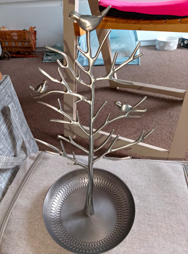 Silver metal freestanding - silver,