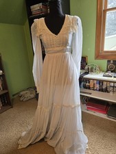 Vintage GUNNE SAX Lace Maxi