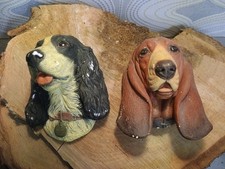 Vintage Bossons Chalkware Dogs