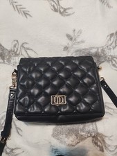 Matalan Black Quilted/Padded Bag