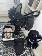 Egg Pram Black Bundle