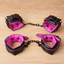 BDSM PU Leather Bondage Kit