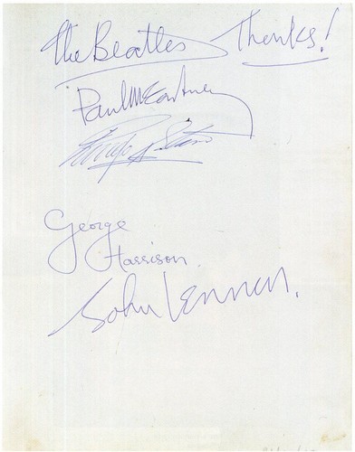 The beatles signed book - the,