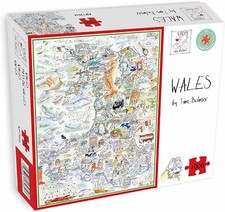 Comical Map Of Wales CYMRU