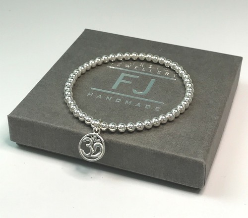 Sterling silver stretch beaded - sterling,