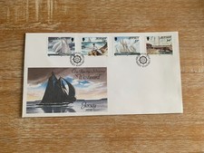 JERSEY 1987 FDC SHIPS RACING SCHOONER YACHT WESTWARD