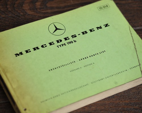 Mercedes benz type 190 - type, b