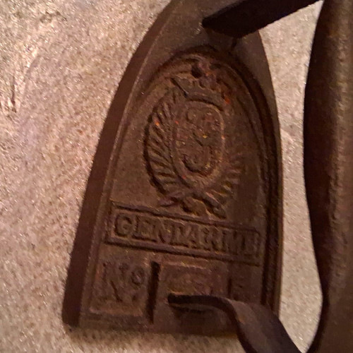 Vintage metal sad - metal, iron/flat