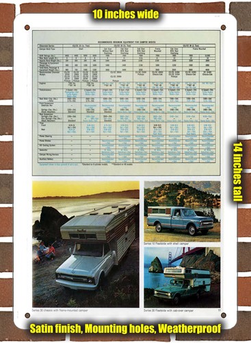 Metal sign 1969 - 1969, chevrolet