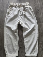 Zara White High Waisted womens