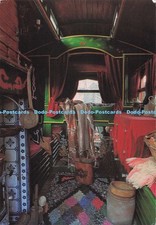 D275613 Calderdale Halifax Shibden Interior of Gipsy Vardo about 1880 West Yorks
