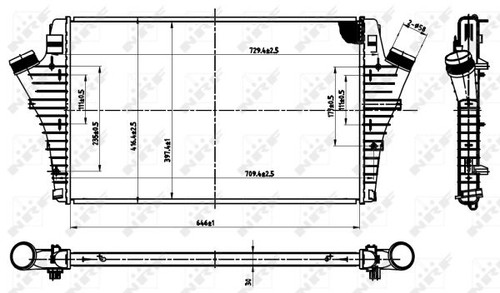 For nrf 30475 intercooler - for,