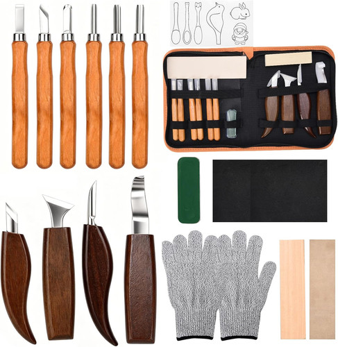 Wood working tools kit - working,