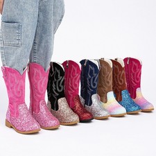 Kids girls embroidered sequin - embroidered,