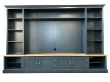 New Large Solid Pine 10ft Painted Media Unit/TV Dresser/Entertainment Cabinet